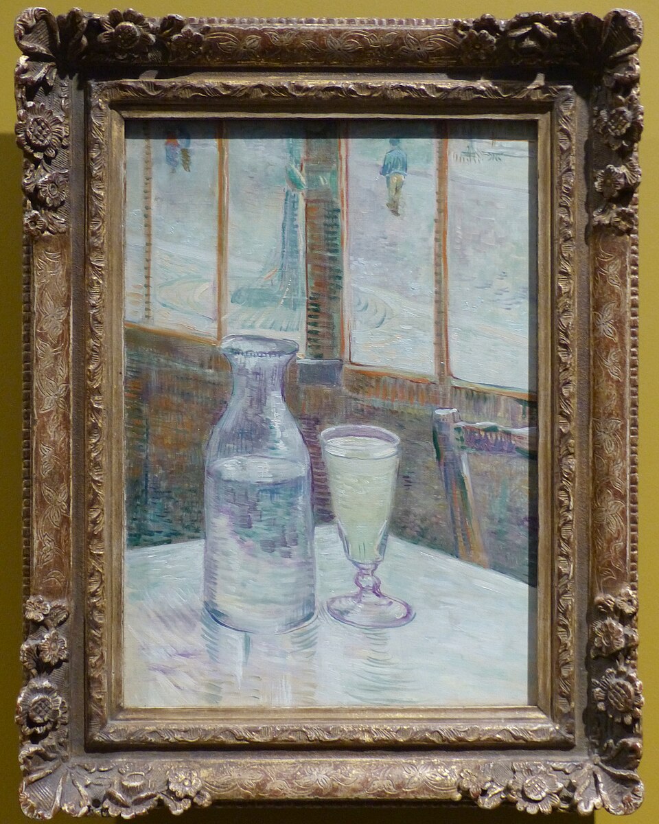 Vincent van Gogh's Café Table with Absinthe.